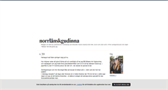 Desktop Screenshot of norrlanskgudinna.blogg.se