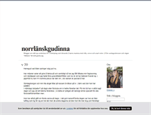 Tablet Screenshot of norrlanskgudinna.blogg.se