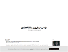 Tablet Screenshot of mittlillaunderverk.blogg.se