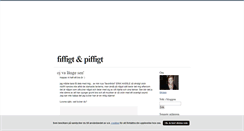 Desktop Screenshot of fiffigtochpiffigt.blogg.se