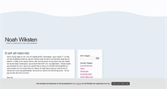 Desktop Screenshot of noahwiksten.blogg.se