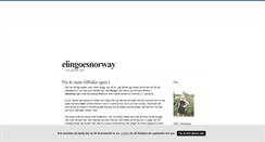 Desktop Screenshot of elingoesnorway.blogg.se