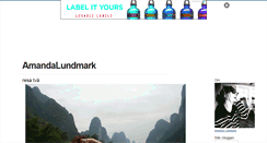 Desktop Screenshot of amandalundmark.blogg.se