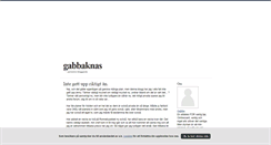 Desktop Screenshot of gabbaknas.blogg.se