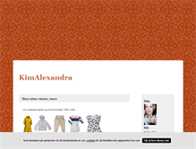 Tablet Screenshot of kimalexandra.blogg.se