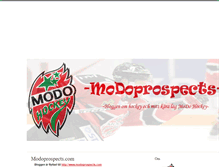Tablet Screenshot of modoprospects.blogg.se