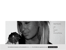 Tablet Screenshot of missmatilda.blogg.se