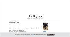 Desktop Screenshot of jhultgren.blogg.se