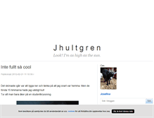 Tablet Screenshot of jhultgren.blogg.se