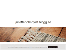 Tablet Screenshot of julietteholmqvist.blogg.se