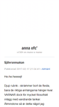Mobile Screenshot of annaofc.blogg.se