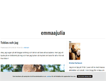 Tablet Screenshot of emmaajulia.blogg.se