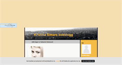 Desktop Screenshot of kristinasbokrecensioner.blogg.se