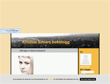 Tablet Screenshot of kristinasbokrecensioner.blogg.se