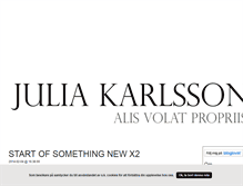 Tablet Screenshot of juliackarlsson.blogg.se