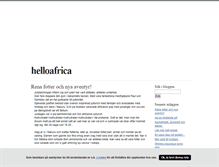 Tablet Screenshot of helloafrica.blogg.se