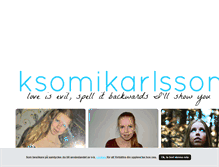 Tablet Screenshot of ksomikarlsson.blogg.se