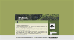 Desktop Screenshot of ettnytthem.blogg.se