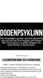 Mobile Screenshot of dodenpsyklinnis.blogg.se