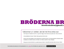 Tablet Screenshot of brodernabra.blogg.se