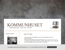 Tablet Screenshot of kommunhuset.blogg.se
