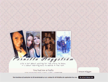 Tablet Screenshot of pernillahaggstrom.blogg.se