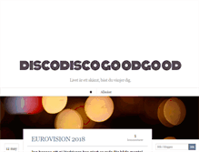 Tablet Screenshot of discodiscogoodgood.blogg.se