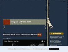 Tablet Screenshot of crazycatladyakamalin.blogg.se