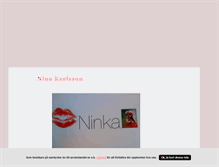 Tablet Screenshot of ninka.blogg.se