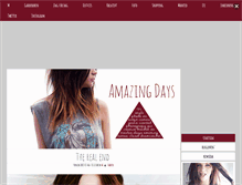 Tablet Screenshot of amazingdays.blogg.se