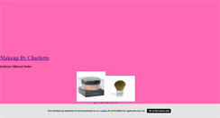 Desktop Screenshot of makeupbycharlotte.blogg.se