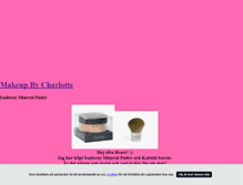 Tablet Screenshot of makeupbycharlotte.blogg.se