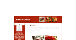 Desktop Screenshot of bantarbritta.blogg.se