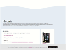 Tablet Screenshot of hispaliv.blogg.se