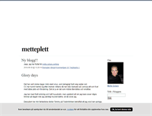 Tablet Screenshot of metteplett.blogg.se