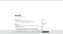 Desktop Screenshot of newsize.blogg.se