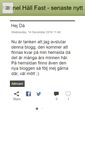 Mobile Screenshot of hallfast.blogg.se