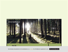 Tablet Screenshot of hallfast.blogg.se