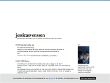 Tablet Screenshot of jessicasvensson.blogg.se