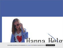 Tablet Screenshot of hannaahelg.blogg.se