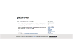Desktop Screenshot of gladabarnen.blogg.se