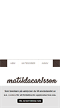 Mobile Screenshot of matildac.blogg.se