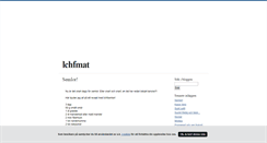 Desktop Screenshot of lchfmat.blogg.se