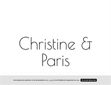 Tablet Screenshot of christineiparis.blogg.se