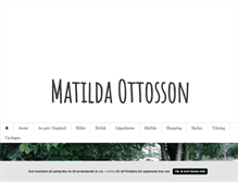 Tablet Screenshot of matildaottosson.blogg.se