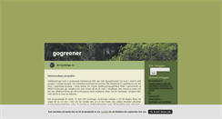 Desktop Screenshot of gogreener.blogg.se