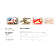 Tablet Screenshot of brandskyddspartner.blogg.se