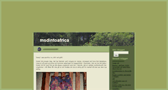 Desktop Screenshot of msdintoafrica.blogg.se