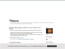 Tablet Screenshot of nittayas.blogg.se