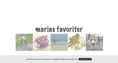 Desktop Screenshot of mariasfavoriter.blogg.se